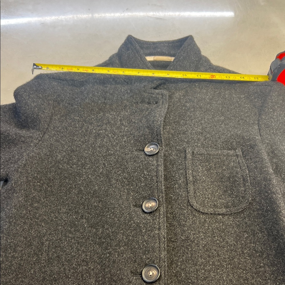 Massimo Alba Dark Gray Wool Utility Jacket - Picture 3 of 5